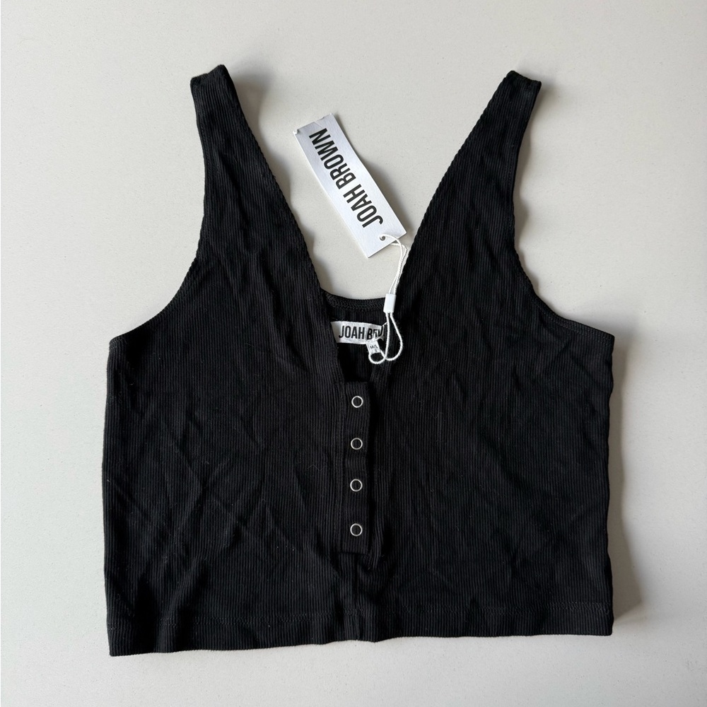 Joah Brown crop tank M/L